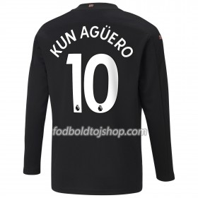 Manchester City Sergio Agüero 10 Udebanetrøje 2020-21 L/S